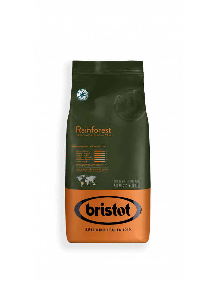Cafea Boabe Bristot Rainforest 1kg