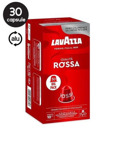 Capsule nespresso Lavazza Rossa (30 bc)