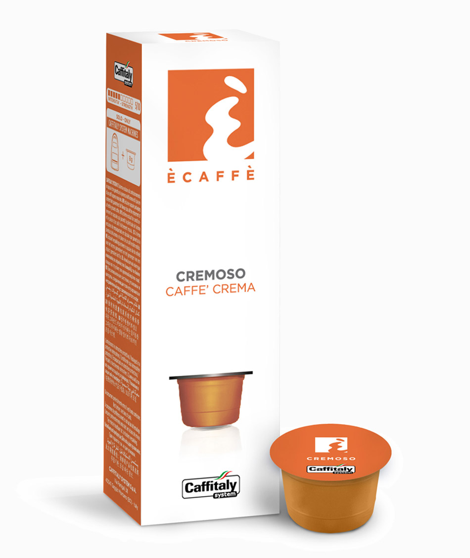 ECaffé Caffitaly Cremoso Caffe Crema - 10 buc.