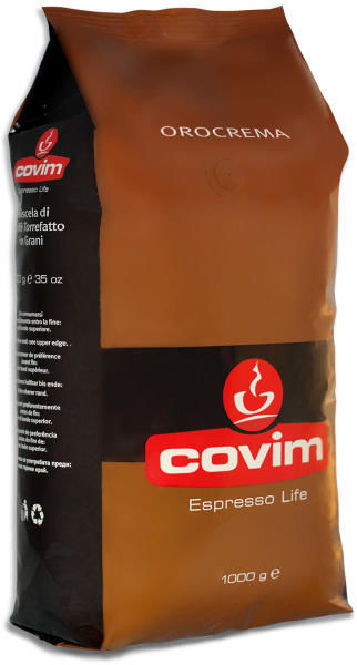 Cafea boabe - Covim Orocrema 15% Arabica 85% Robusta 1 Kg