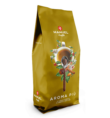 Cafea Boabe - Manuel Caffe Aroma Piu 1 kg