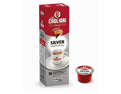 Capsule Cagliari Silver 10 buc Caffitaly System