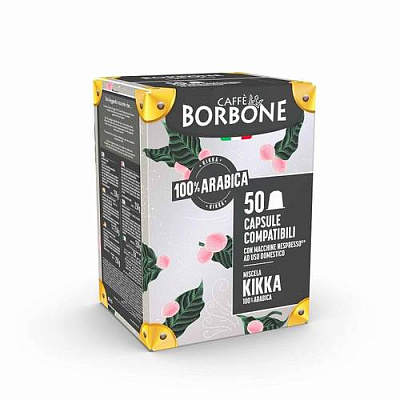 Cafea Capsule nespresso Borbone Miscela KIkka 100% arabica 50 buc.