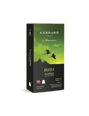 Capsule Nespresso Carraro Brasile 100% Arabica (10 buc)