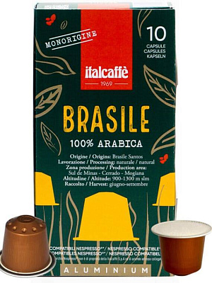 Capasule Nespresso Italcaffè Monorigine Brasile Santos – 100% Arabica (10 cps)
