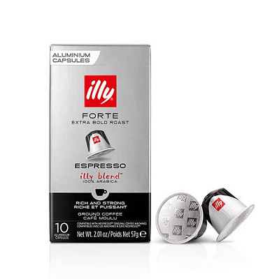 Capsule Nespresso illy Forte 100% Arabica (10 buc)