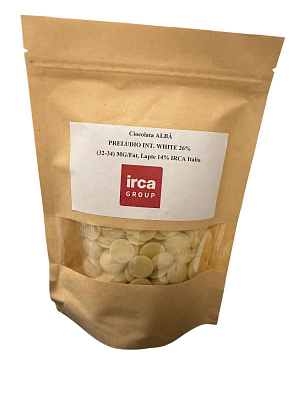 Ciocolata Alba Pastile Preludio 26% 250g