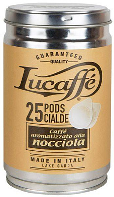 Cialde Lucaffe aromatizzato alla Nocciola 25 buc.