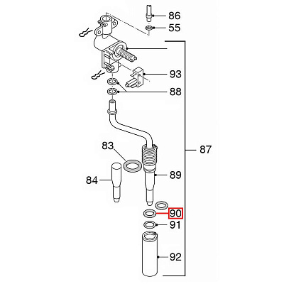 GARNITURA Silicon ROBINET DELONGHI 5313219271