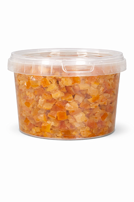 Coaja de portocala confiata 9x9 200 g.