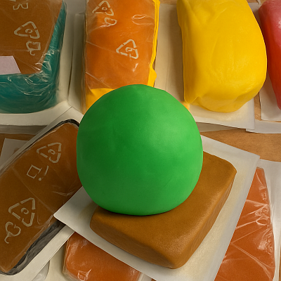 Pasta de Zahar Green Icing 1Kg