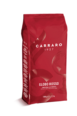 Cafea boabe - Carraro Globo Rosso 1кг