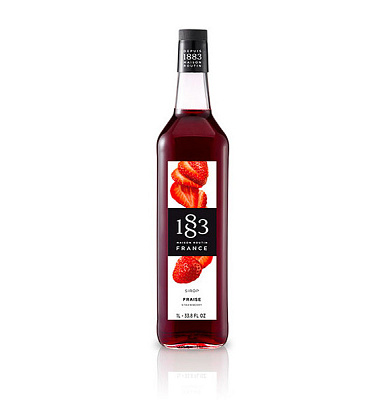 SYRUP STRAWBERRY 1883 1L