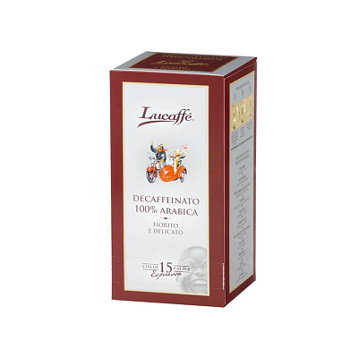 Cialde lucaffe Decaffeinato 100 % Arabica