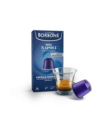 Cafea Capsule nespresso Borbone mia Napoli 10 buc.