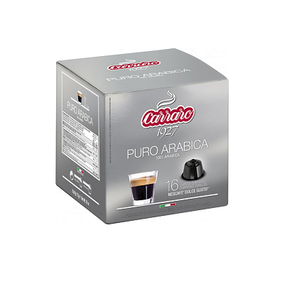 Capsule Carraro Puro Arabica 100% - Dolce Gusto (16 buc)
